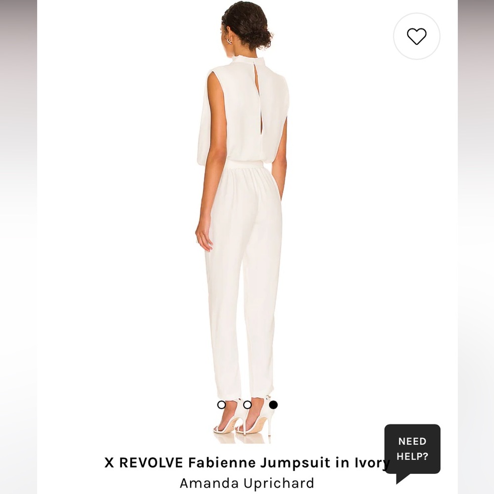 Amanda Uprichard Fabienne White Jumpsuit